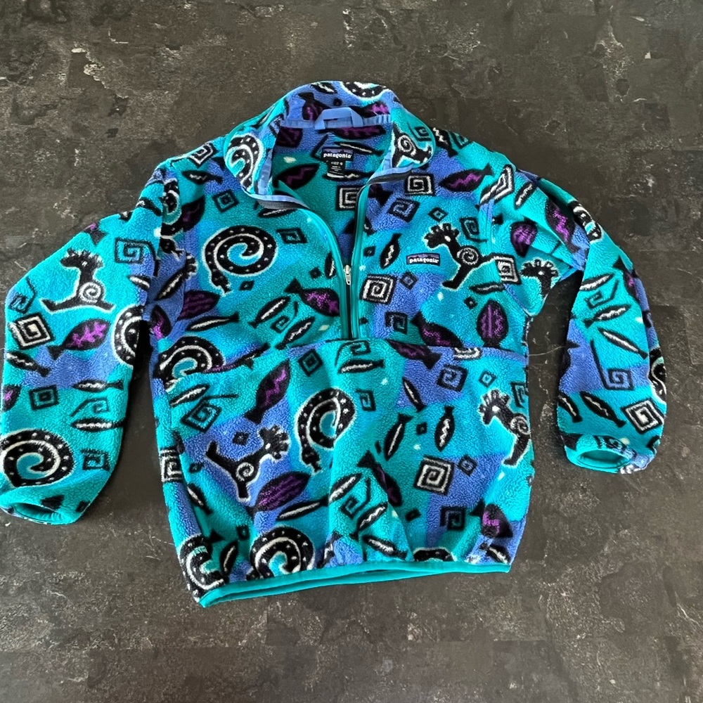 Patagonia Youth Synchilla fleece VINTAGE 90s size 10